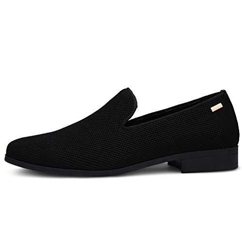 UUBARIS Mens Loafers Dress Shoes Wally Comfortable Walking Shoes Tuxedo Shoes Black Size 8.5 - Image 3