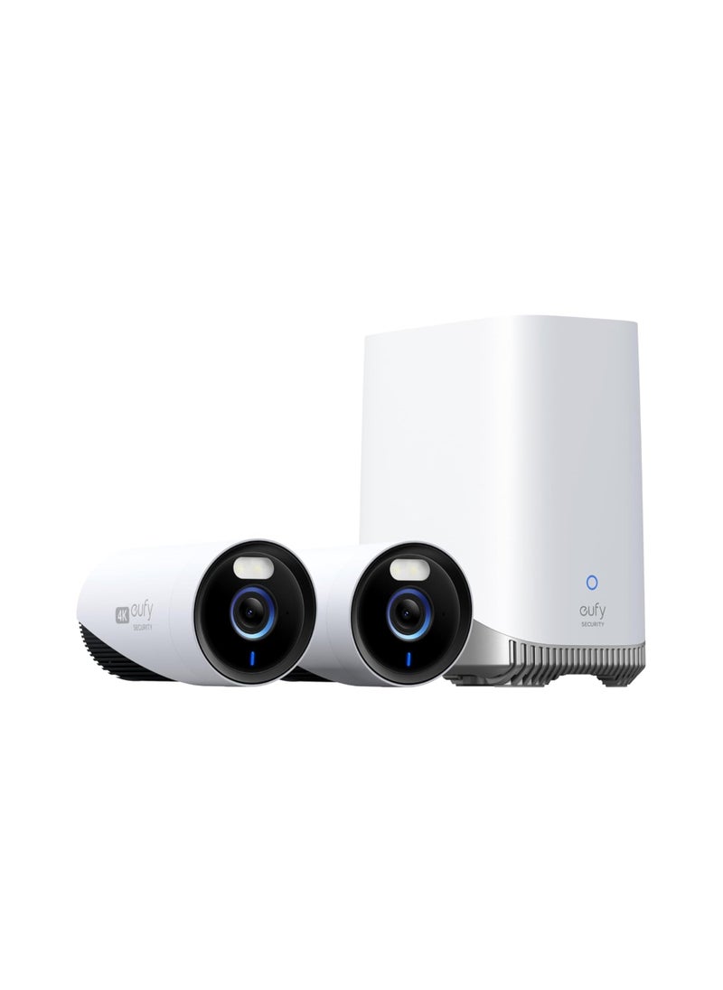 إيوفي - (احترافي) نظام كاميرا أمان خارجي 4K، 10CH سلكي Wi-Fi NVR للتسجيل على مدار الساعة طوال أيام الأسبوع، التعرف على الوجه AI، IP67 مقاوم للطقس، بدون رسوم شهرية - Image 1