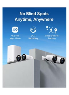 eufy eufy Security eufyCam E330 (Professional) 2-Cam Kit 4K Outdoor Security Camera System, 10CH Wired Wi-Fi NVR for 24/7 Recording, Face Recognition AI, IP67 Weatherproof, No Monthly Fee.  - Image 2