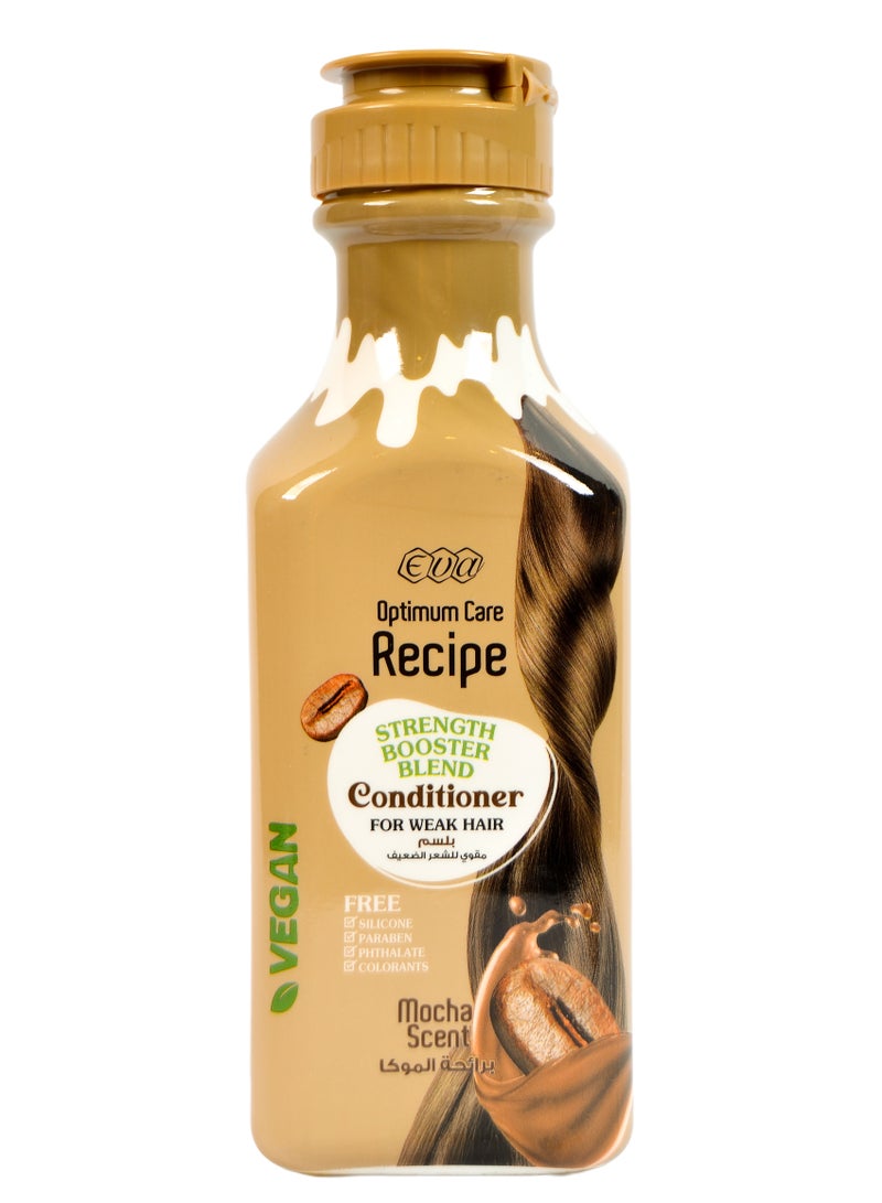 Eva Optimum Care Recipe Strength Booster Blend Conditioner Mocha Scent  350 Ml