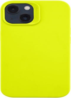 Cellularline cellularline | Sensation - Compatible with iPhone 14 | Soft Touch Silicone Case - Integrated Antibacterial Technology - Lime Green 