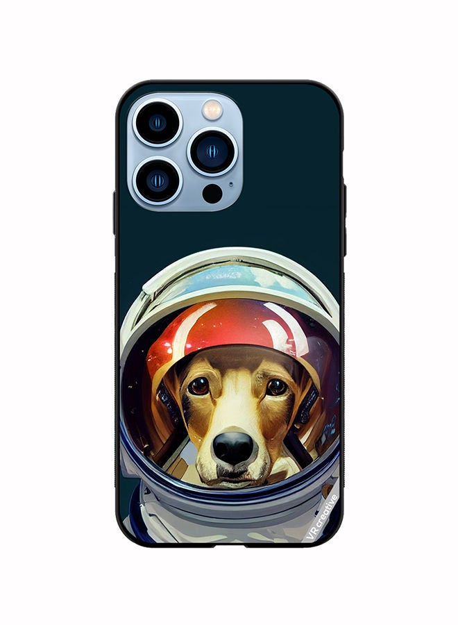 VR CREATIVE Protective Case Cover For Apple iPhone 14 Pro Max An Astronaut Dog In A Spacesuit Is Ready For Space Flight Design Multicolour - Image 1