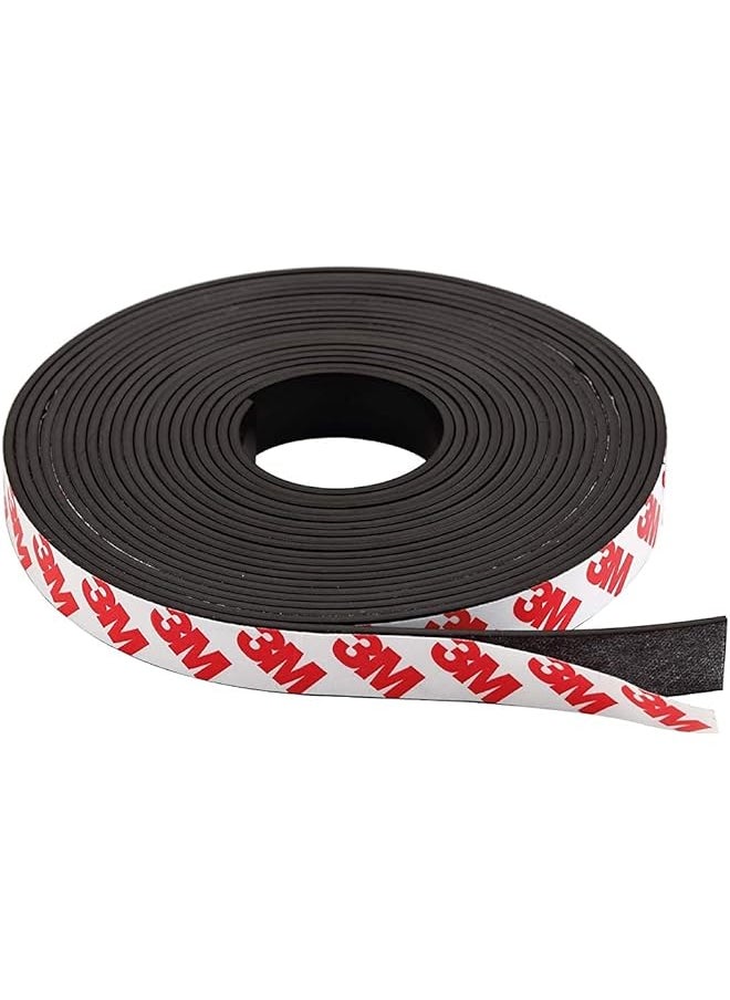 PROMASS promass Magnetic Tape with Adhesive, Magnet Tape Roll with 3M Strong Adhesive Backing. Perfect for DIY, Art Projects, whiteboards & Fridge Organization | 20 mm Wide x 1 Meter Long  - Image 1