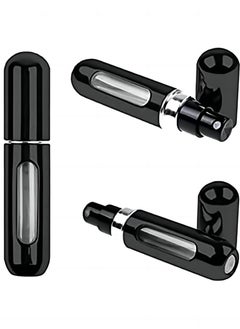 ORiTi ORiTi Refillable Perfume Atomizer Bottle for Travel Spray Scent Pump Case- 1 Piece- Black  - Image 1