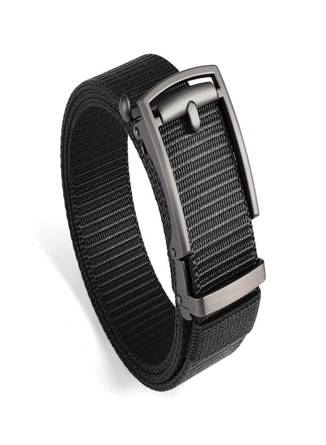 SENDEFN Nylon Ratchet Belts for Men, Golf Web Belt with Automatic Adjustable Buckle Casual Jeans - Image 1