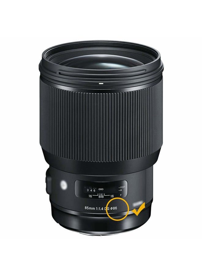 JJC 2-Pack 86mm Center Pinch Front Lens Cap Cover with Elastic Lens Cap Keeper for Camera Lenses with 86mm Filter Thread from Sigma Tamron Canon Nikon Sony and More - Image 2