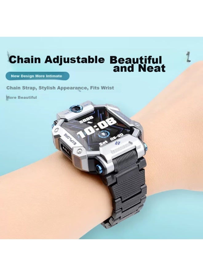 watchbond Watchband متوافق مع Xiaotiancail سوار الأطفال الذكي Z9، Z8/Z8A/Z7 مشبك مغناطيسي، Q2A/Z6 إصدار Peak، إصدار الشباب الذكي للطلاب Z5A/Z3/Z1 سلسلة موسعة Y03 - Image 4