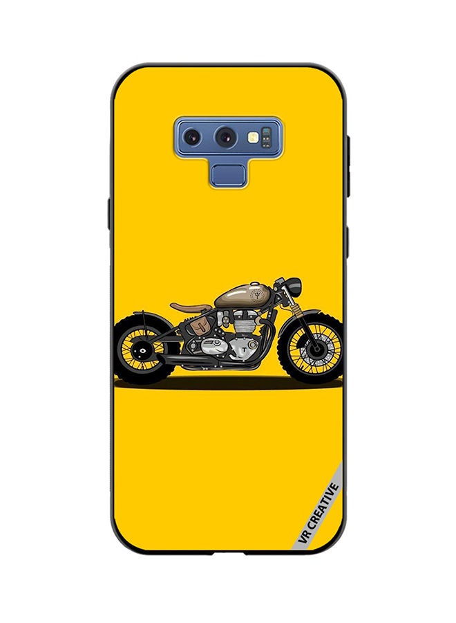 VR CREATIVE Protective Case Cover For Samsung Galaxy Note 9 Bike Design Multicolour - Image 1