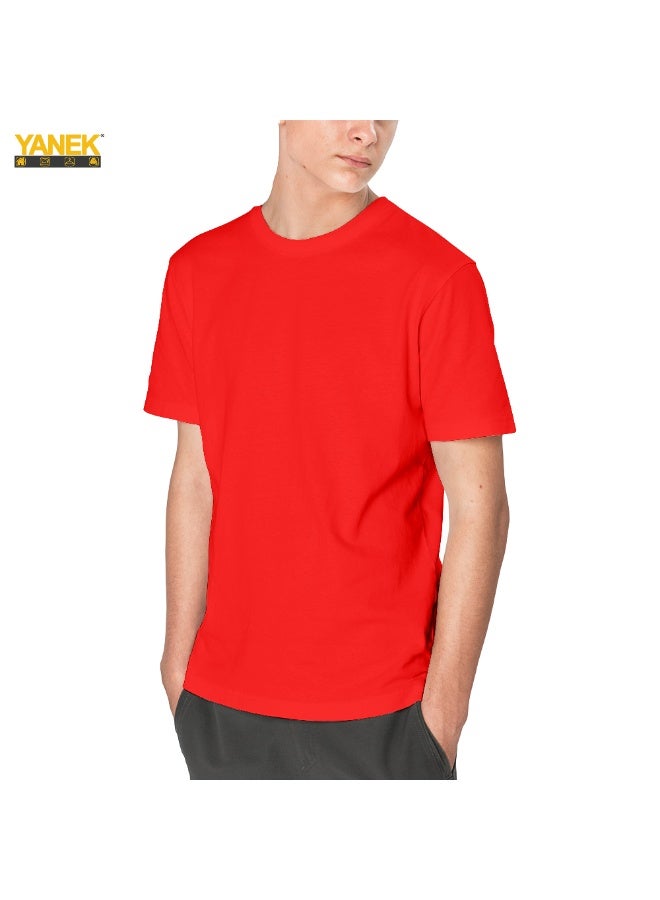 يانيك تيشيرت للكبار للجنسين بياقة دائرية – قطن 100%، ناعم ومريح للارتداء اليومي - Image 2