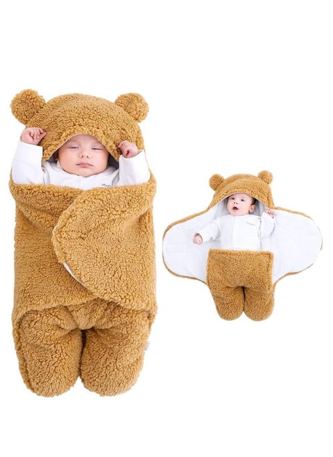 Autumn and winter baby sleeping bag split-legged swaddling blanket for newborns