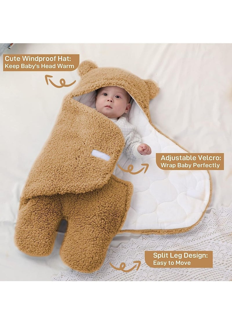 Autumn and winter baby sleeping bag split-legged swaddling blanket for newborns