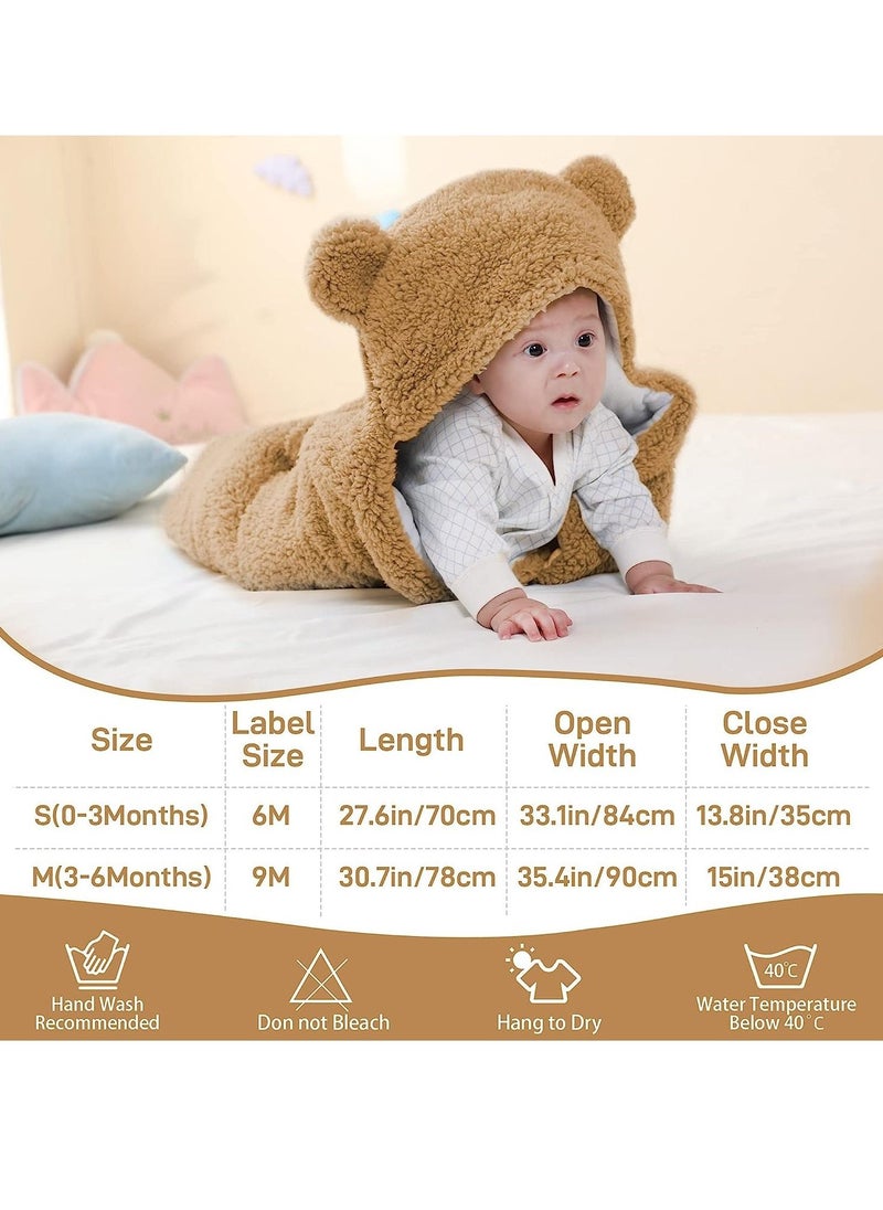 Autumn and winter baby sleeping bag split-legged swaddling blanket for newborns