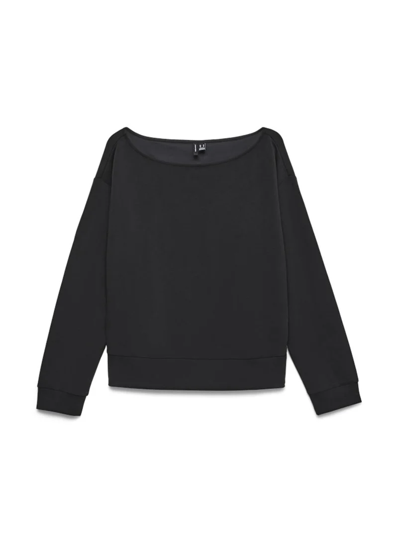 Vero Moda black Long Sleeve Knit Top for Women | Best Price UAE