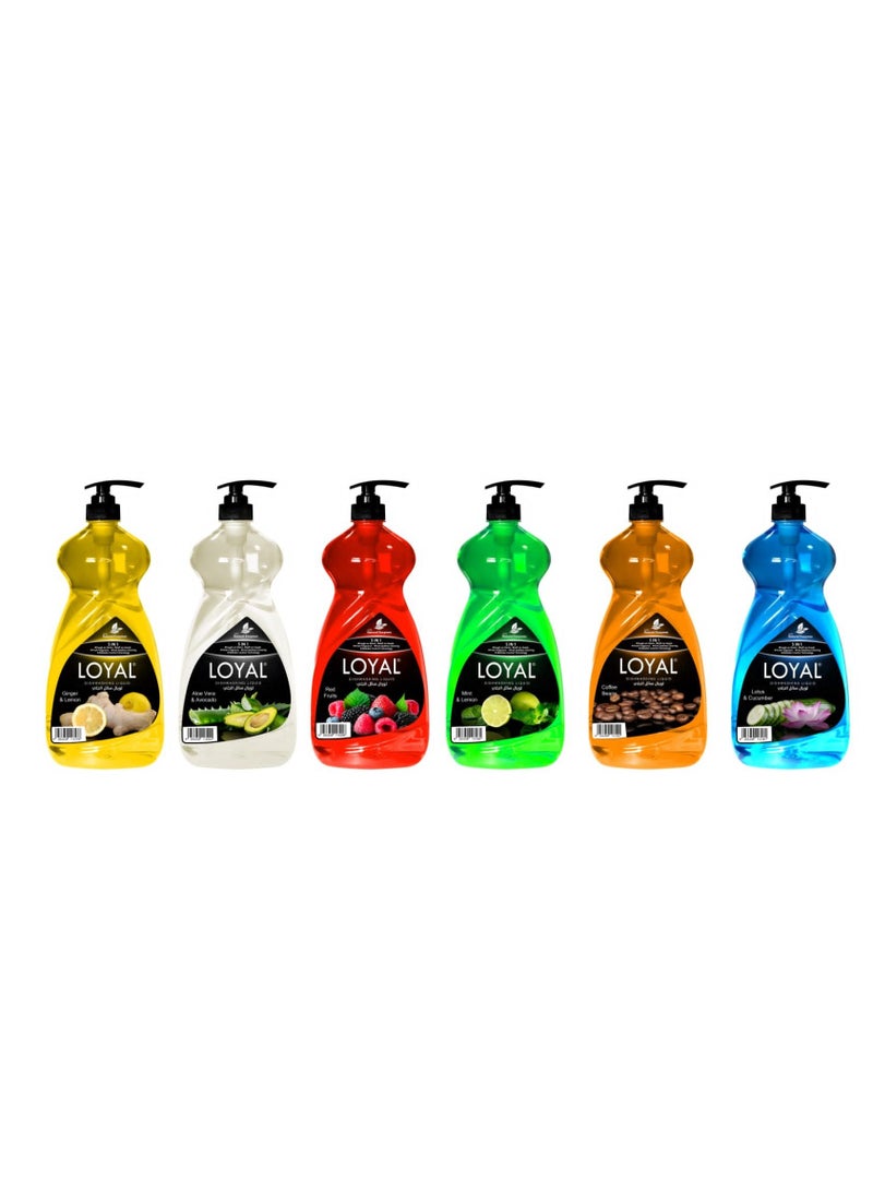 لويال سائل جلي 1500مل 6 علبة في الكرتونة - Image 2