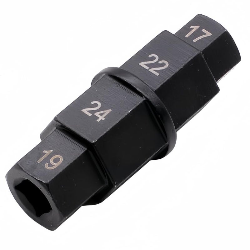 P1TOOLS P1 Tools Motorcycles Hex Axle Tool 17mm 19mm 22mm 24mm Hex Allen Axle Spindle Tool Driver Spindle Socket Adapter - Image 1