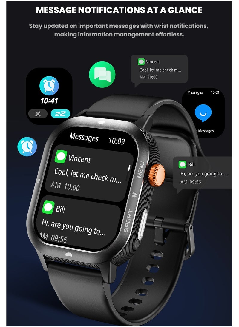 Cubot - CUBOT U1 SMART WATCH ULTRA-LARGE SCREEN, LIGHTWEIGHT & STYLISH 1.93" Ultra-Thin Display | 100+ Sports Modes Comprehensive Health Monitoring | 10M Waterproof - Image 1