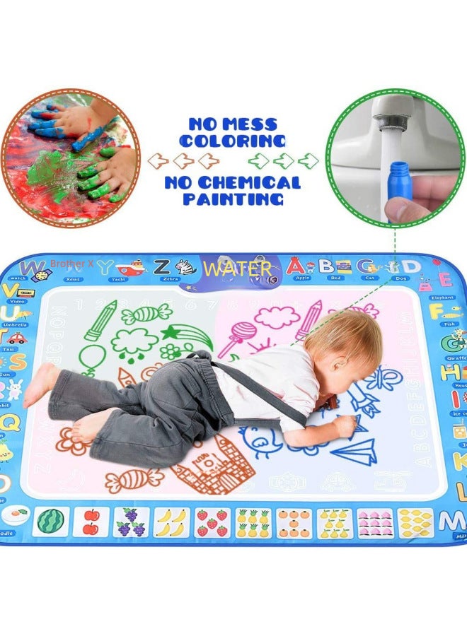 Water Canvas Educational Toy Magic Children's Canvas Oversized Drawing Pad Writing Pad Graffiti Children's Sketchpad-Color:Simple Bag - Image 3