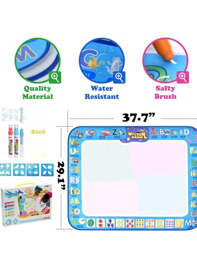 Water Canvas Educational Toy Magic Children's Canvas Oversized Drawing Pad Writing Pad Graffiti Children's Sketchpad-Color:Simple Bag - Image 5