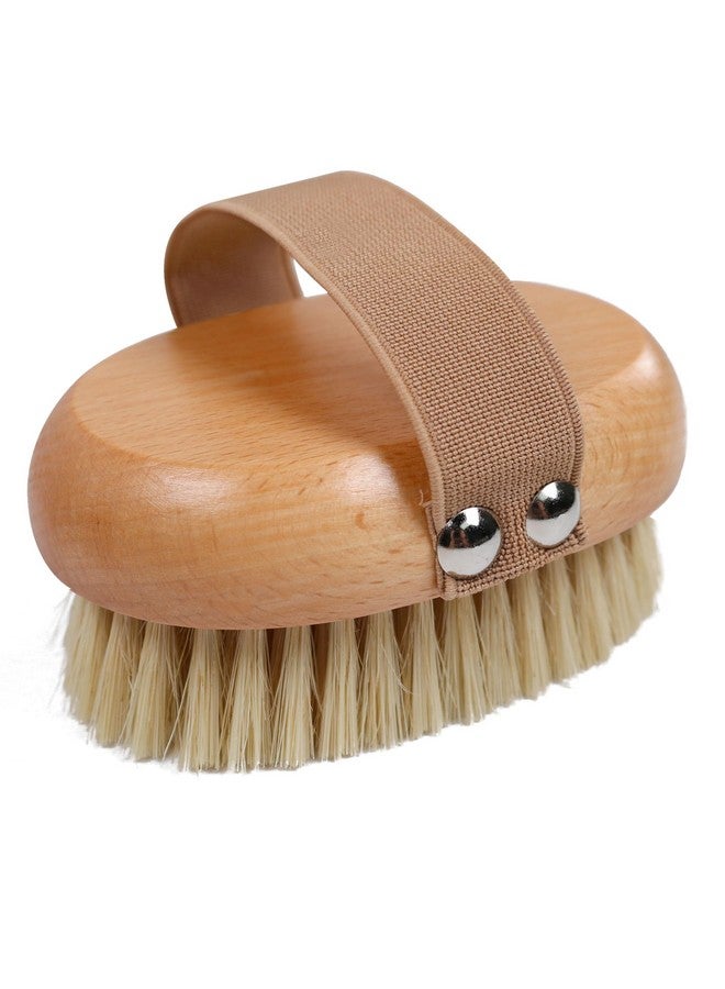 OWIIZI Dry Brushing Body Brush With Soft Vegan Bristles Antiskid Wooden Exfoliator Bath Scrubber For Wet Or Dry Exfoliatingbody Scrub Deep Cleanse - Image 1