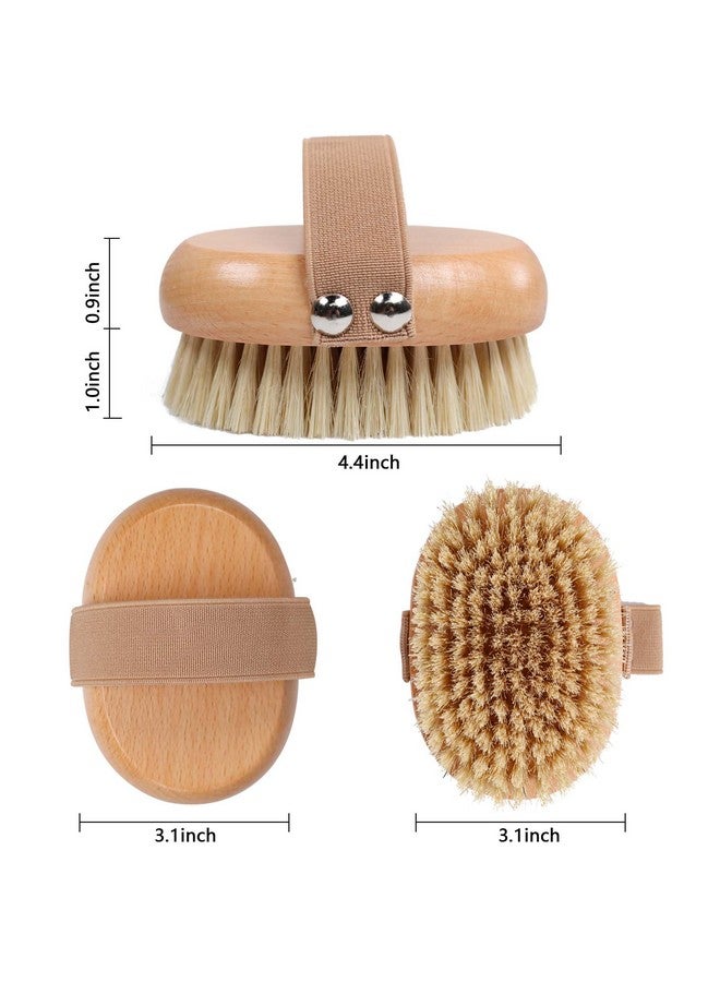 OWIIZI Dry Brushing Body Brush With Soft Vegan Bristles Antiskid Wooden Exfoliator Bath Scrubber For Wet Or Dry Exfoliatingbody Scrub Deep Cleanse - Image 5