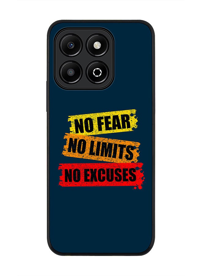 Stylizedd For Honor X6B Case,Slim fit Camera Protection, Shockproof Thin Phone cover - No Fear Limits Excuses - Image 1