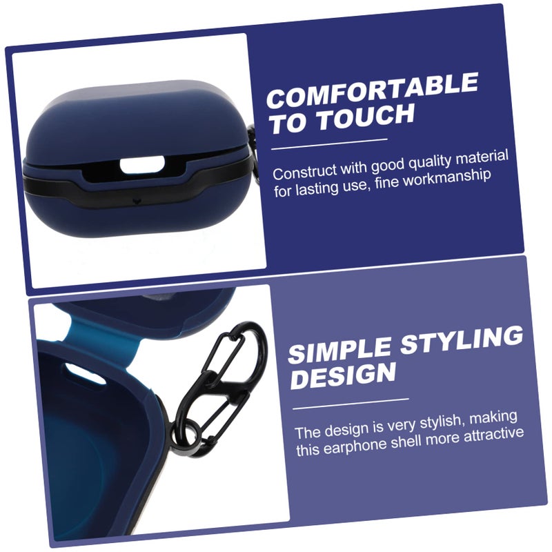 Wireless Earbuds Charging Case with Carabiner Clip Compact Portable Protection Cover - Image 4