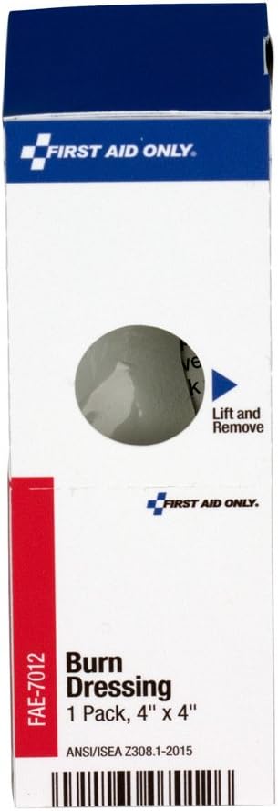 First Aid Only FAE7012 ضمادة حروق إعادة تعبئة 4 × 4 عبوة من 2 - Image 2