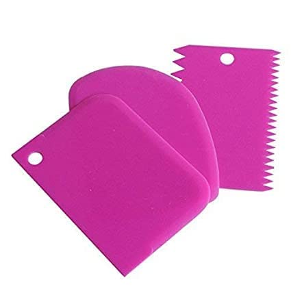BAKERS 4U 29 Cake making combo turntable 12 pcs Cake Decorating Tips Turntable3 Icing Spatula 3 Icing Smoother 1 Silicone Piping Bag Measuring Spoons Cup Set of 8 Brush Spatula set - Image 2
