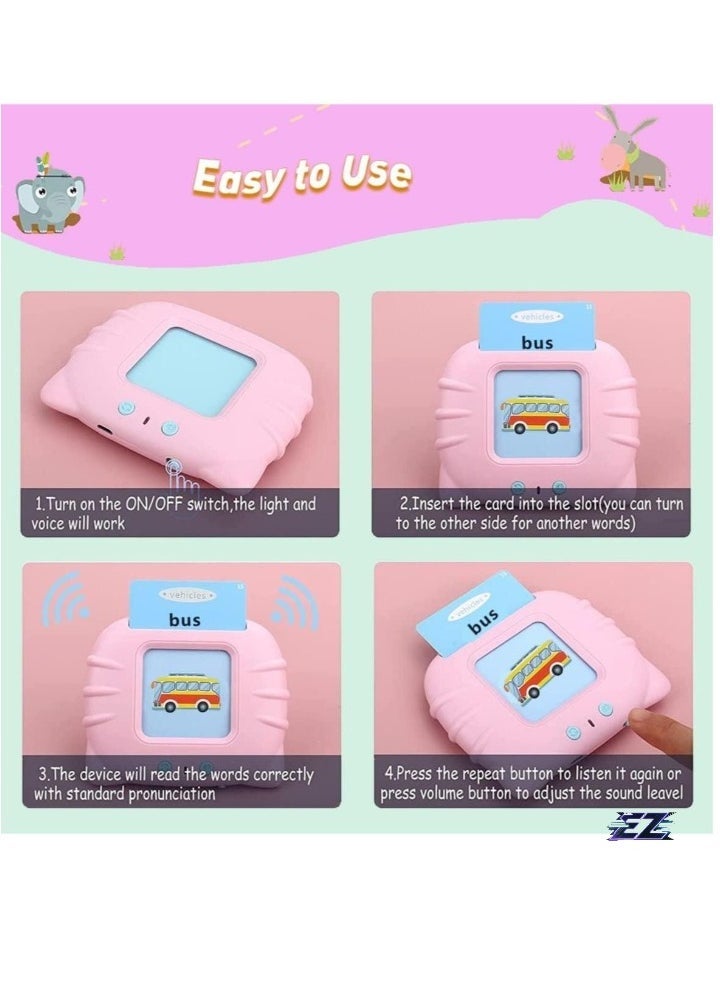 ELTRAZONE Flash Cards for Toddlers 2-7 Years Old 112 Talking Flash Cards with 224 Words – Speech Therapy & Autism Toys – Audible Educational Flashcards for Early Learning, Baby Development, and Vocabulary Building  - Image 2