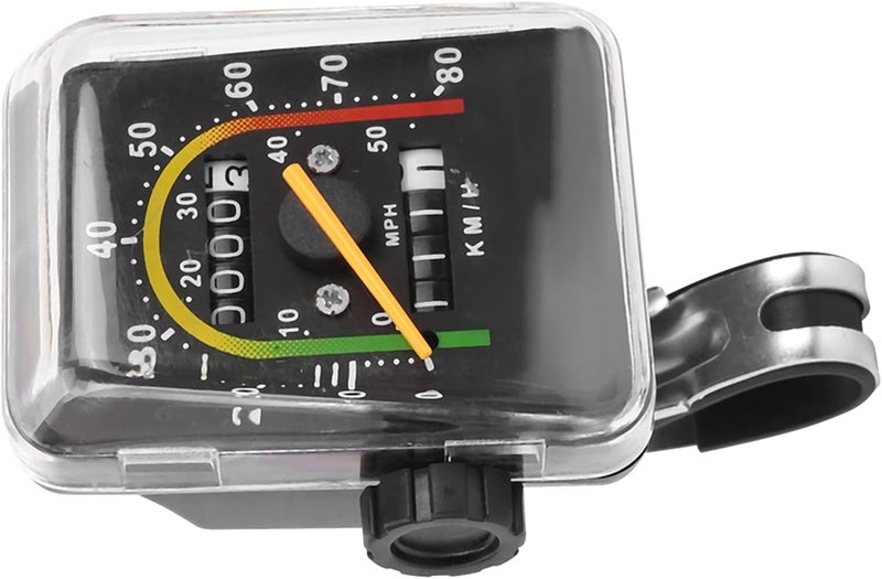 Tbest Our Wired Mileometer Stationary Narioote Distance Tracker, Cycling Speedometer Bicycle Computer Mountain Bike Code Table Waterproof Mechanical Odometer, Cycle Accessories - Image 1