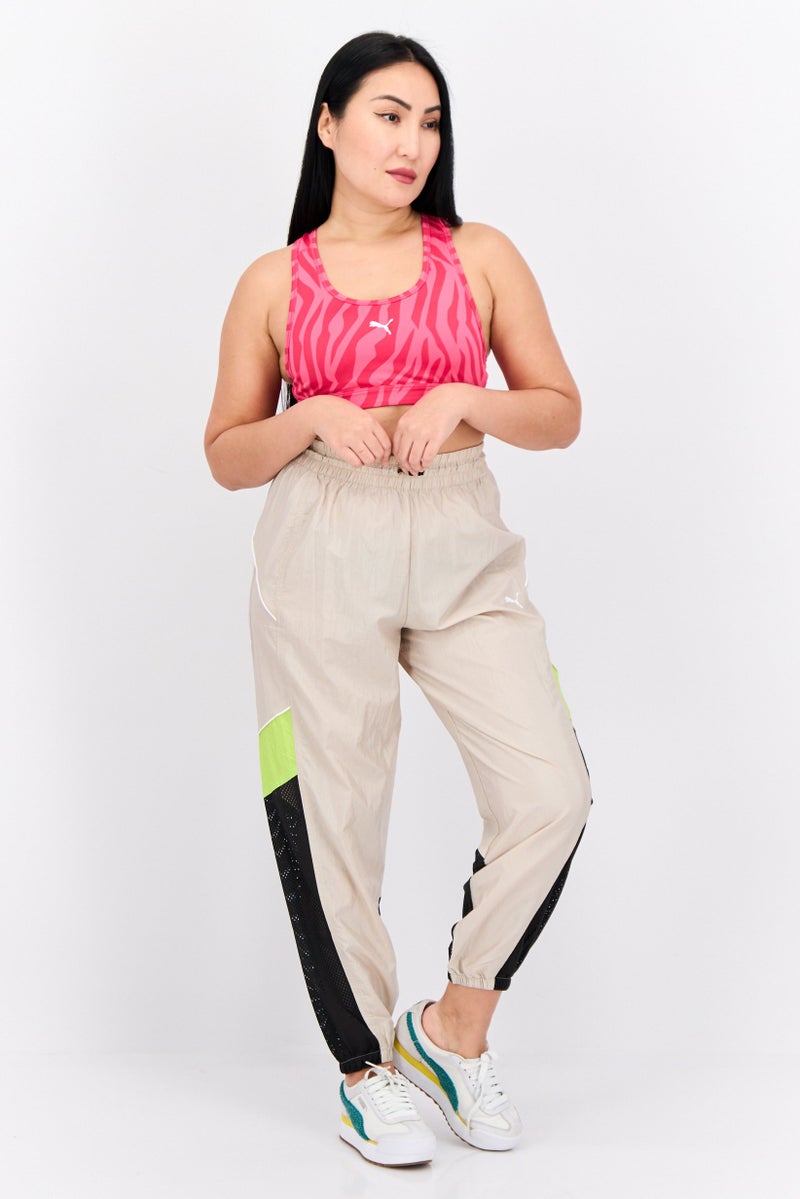 PUMA Women Sportswear Fit Outdoor Jogger Pants, Beige/Black - Image 4