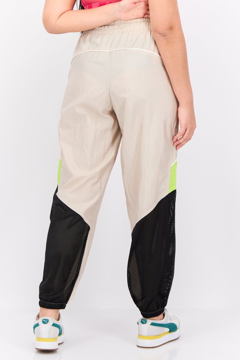 PUMA Women Sportswear Fit Outdoor Jogger Pants, Beige/Black - Image 2