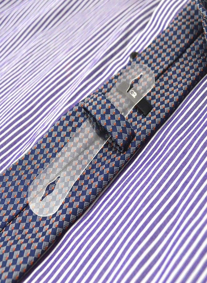 وينجكايند مشابك ربطات العنق غير المرئية من WINGKIND، بديل رائع لدبابيس ربطات العنق أو قضبان ربطات العنق (عبوة من 10 قطع) - Image 4