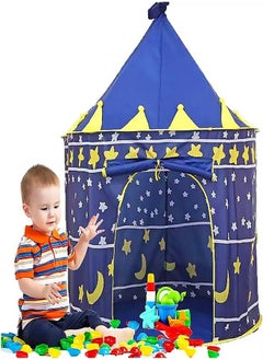 TENT PLAY Mini Kids Play Tent Portable Foldable  (Blue)  - Image 1