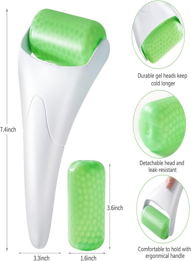 VANITYA بكرة الثلج فانيتيا للوجه والعينين - أداة تدليك الوجه المبردة للتخلص من الانتفاخ والتجاعيد وتجديد البشرة، بكرة ثلج علاجية لمنطقة تحت العين وخط الفك والجبهة، قابلة لإعادة الاستخدام وقابلة للحمل - Image 2