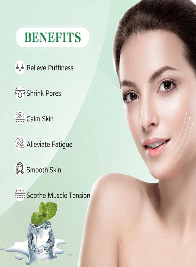 VANITYA بكرة الثلج فانيتيا للوجه والعينين - أداة تدليك الوجه المبردة للتخلص من الانتفاخ والتجاعيد وتجديد البشرة، بكرة ثلج علاجية لمنطقة تحت العين وخط الفك والجبهة، قابلة لإعادة الاستخدام وقابلة للحمل - Image 5