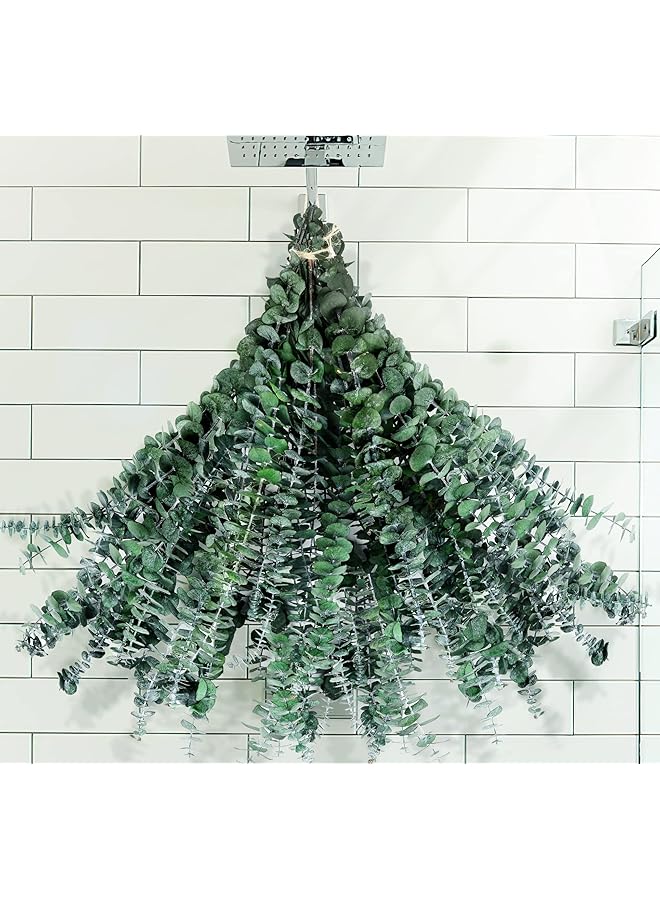 The Bros 30 Pcs Dried Preserved Eucalyptus Stems Shower Bundle, 9oz 17" Natural Fresh Eucalyptus Plant, Real Eucalyptus Leaves Branches for Shower Vase Filler, Dried Flowers Arrangement Home Decor - Image 1