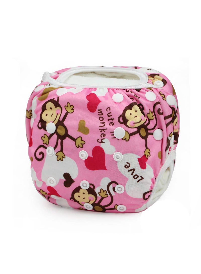 1-Piece Voguish Soft Adjustable Washable Baby Swimming Shorts Diaper - Style N  - Image 1