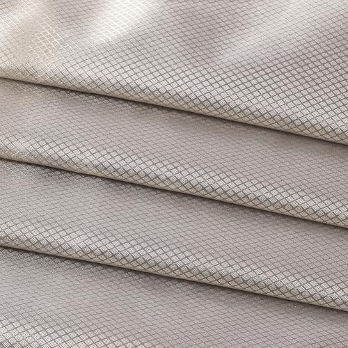 FINGERINSPIRE 2.19 Yards Faraday Fabric 43.3inch Wide Navajo White Polyester Shielding Faraday Fabrics EMI, RF & RFID Shielding Copper Protection for WiFi Cell RFID Protection Blocks Signals - Image 1