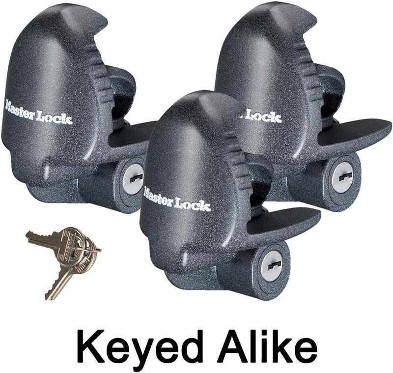 MasterLock - (3) Keyed Alike Universal Trailer Coupler Locks w/6 Keys, 379KA-3 - Image 2