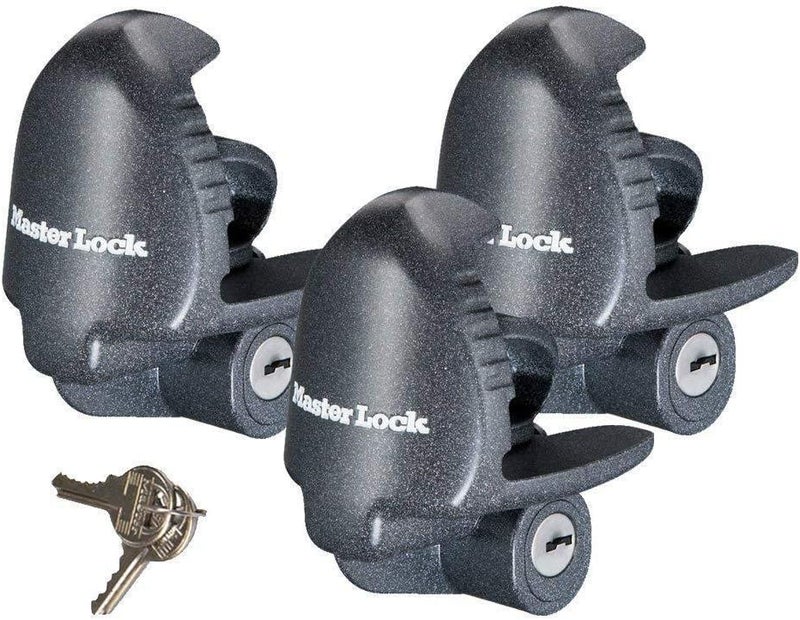 MasterLock - (3) Keyed Alike Universal Trailer Coupler Locks w/6 Keys, 379KA-3 - Image 1