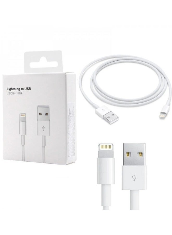 كابل شاحن آيفون بطول 1 متر [معتمد من MFi] كابل شحن سريع يو اس بي ايه الى لايتينج متوافق مع iPhone 14/14 Pro/14 Plus/14 Pro Max iPhone 13 Pro 12 Pro Max 11 XS 7 Plus 6S  ipad Pro - Image 1