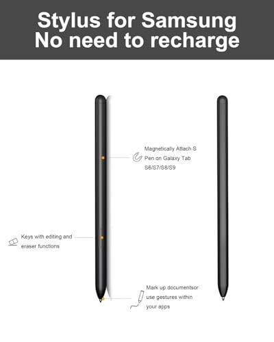 Amtake Compatible with Galaxy Tab S6 Lite S Pen Replacement Compatible with Samsung Galaxy Tab S6 Lite Stylus Touch S Pen Black - Image 4