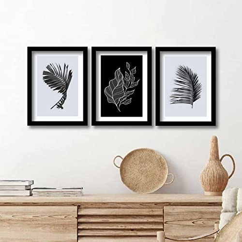 HEVEA Modern Art Wall decor frames/Paintings for Living Room Bedroom Office - Wall Paintings - Framed Wall Art Frames - Paintings for Home Decor (11 inch x 14 inch, Framed) Set of 3, Multicolour - Image 4