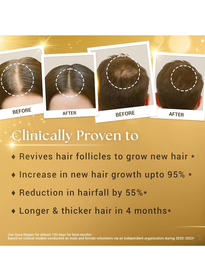 سيسا عبوة إعادة تعبئة زيت الأيورفيدا من سيسا 100 مل تساعد على تقليل تساقط الشعر - Image 3