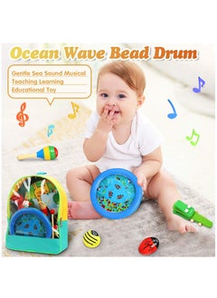 XiuWoo Kids Musical Instruments, 24Pcs 12 Types Wooden Percussion Instruments Tambourine Xylophone Toys for Kids Children, Preschool Education Early Learning Musical Toy for Boys and Girls  - Image 5