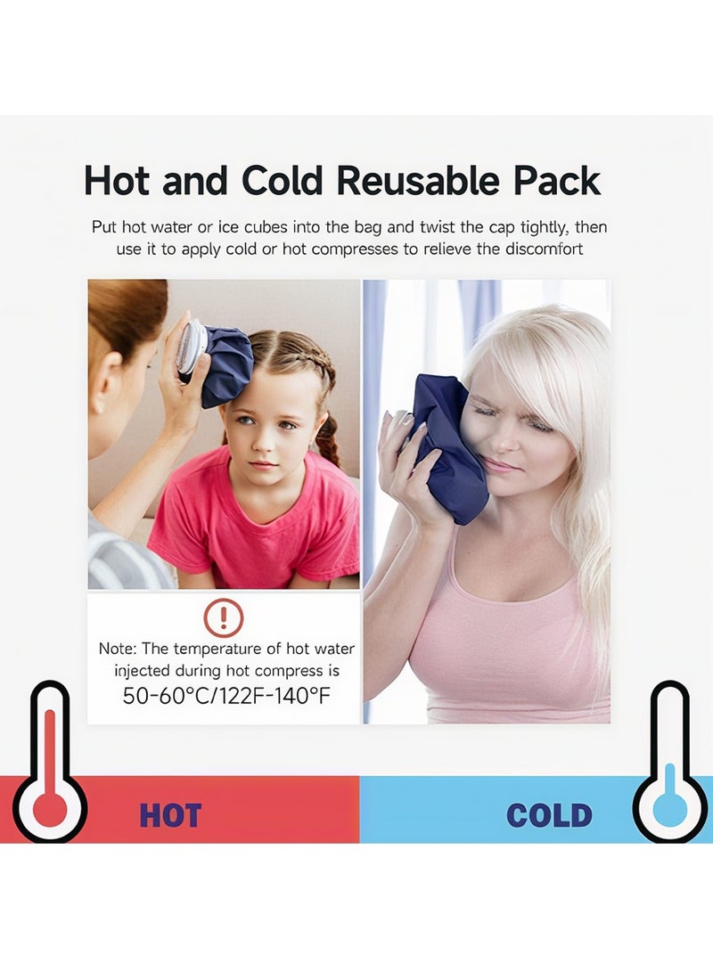 Y&D Sports Medicine Reusable Ice Pack for Injuries Reusable Ice Bag Hot or Cold Therapy Straps Fixed Cold and Hot Compress Cooling Relief Pain of Knee Elbow Ankle Sports Hurts 9 Inch Ice Pack with Cover No-Leak and Soft Fabric Elastic Breathable Ice Bag for Injuries and Pain Relief - Image 5