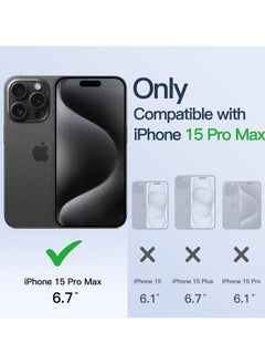 Jetech Soft Clear Case for iPhone 15 Pro Max 6.7 Inches, Camera Protection Full, Compatible with MagSafe Wireless Charging, Shockproof Electroplated TPU Mobile Phone Case  - Image 2