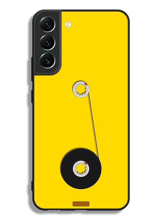 Tolwak Samsung Galaxy S22 5G Protective Case Cover Cassette Wheel Art - Image 3