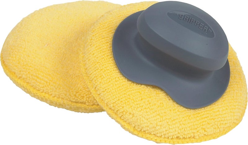 40123 The Gripper Microfiber 5" Round Applicator Pad (2-Pack)